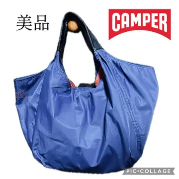 [ 새상품급 ] CAMPER Valldemossa 네이비 x 레드 토트백