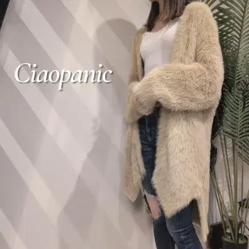 [ 새상품급 ] CIAOPANIC 샤기 니트 가디건 겉옷