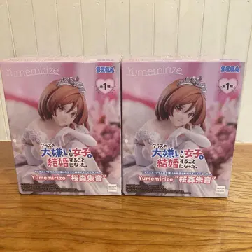 SEGA Yumemirize 사쿠라모리 아카네 피규어 2개 세트