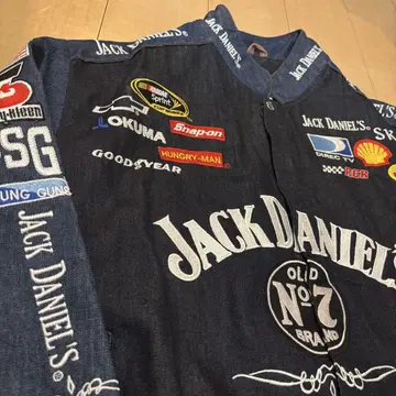JH Design JACK DANIEL'S 데님 레이싱 자켓