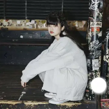 [MODE NORM CORE] 리브 x 퀼트 지퍼 블루종 니코앤드