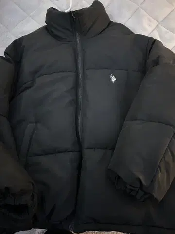 U.S. POLO ASSN. 블랙 다운 자켓 M