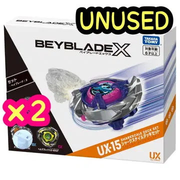 베이블레이드 X UX-15 샤크 스케일 데크 세트 셀렉트 베이 x 2