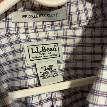 L.L.Bean 체크 셔츠