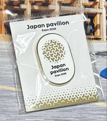 [ 미개봉 ] 일본관 로고 핀 배지 오사카 간사이 만박 EXPO 2025
