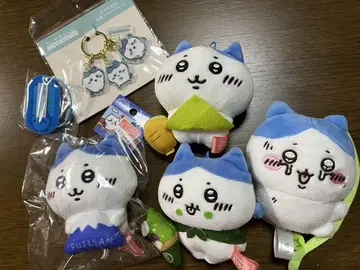 교토 시즈오카 하치와레 세트 3연 아크릴 참 치이카와 네임택 구멍 울음
