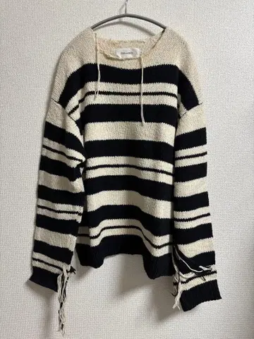 JOHN MASON SMITH 스트라이프 니트 스웨터