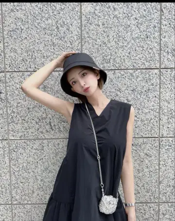 블랙 버킷햇 완전 차광 시짱 프로듀스