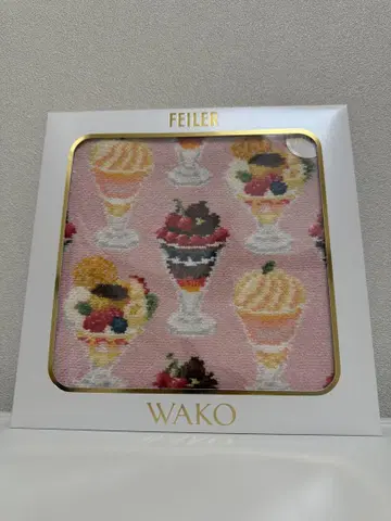 페이러 와코 손수건 파르페 WAKO PARFAIT 핑크