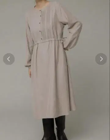 URBAN RESEARCH 핀턱 허리 리본 원피스