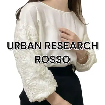 URBAN RESEARCH 어반 리서치 레이스 슬리브 풀오버