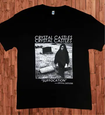 미착용 crystal castles 셔츠 L 사이즈 면 100%