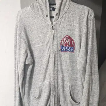 HYSTERIC GLAMOUR 그레이 후드티 S