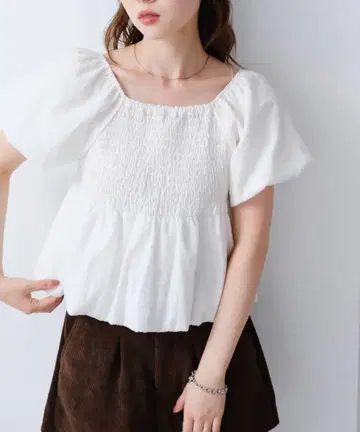 Kastane 벌룬 블라우스 아이보리