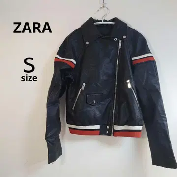 zara 자라 인조 가죽 라이더 자켓 블랙 S 사이즈