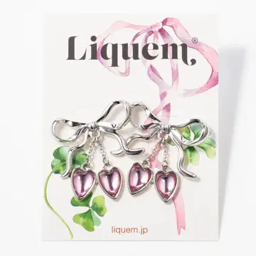 Liquem 하트 체리 귀찌