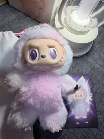 LUCK 봉제 인형 키링 포함