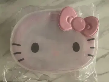 산리오 아이러브헬로키티 클리어 파우치 새상품 핑크