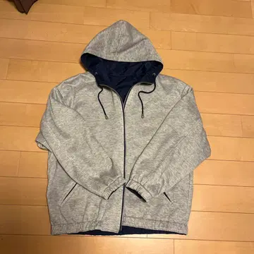 80s 리버서블 나일론 후드티