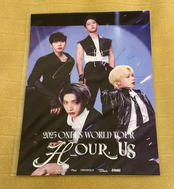 ONEUS 서울콘 랜덤 스크래치 친필 사인 A3 포스터 파눙