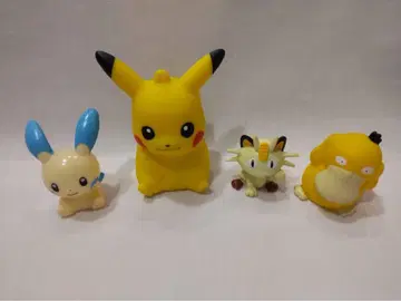 당시물 헤이세이 레트로 포켓몬 미니 피규어 4개 세트