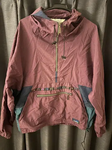 L.L.Bean 버건디 아노락 후드티