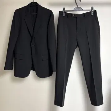 UNIQLO 유니클로 감동 자켓 감동 팬츠 블랙 셋업 M 새상품급