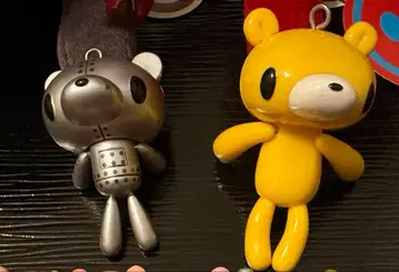 곰기계 초기 레어 플란플란 키체인 글루미 모리척 2종