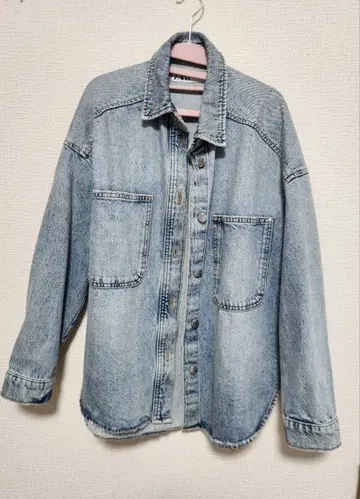 ZARA 데님 자켓 라이트 블루 S