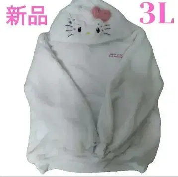 새상품 산리오 헬로키티 코스튬 보아 후드티 아베일 빅 사이즈 3L