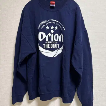Orion 크루넥 맨투맨 네이비 2XL