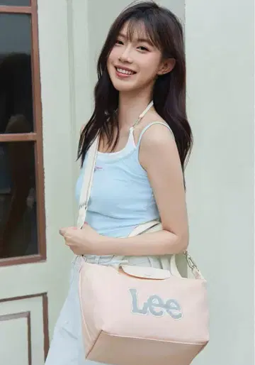 Lee 숄더백 블루 일본 미발매