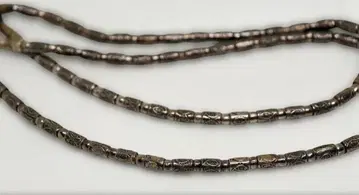 카렌 실버 비즈 목걸이 약 50cm 폭 3mm
