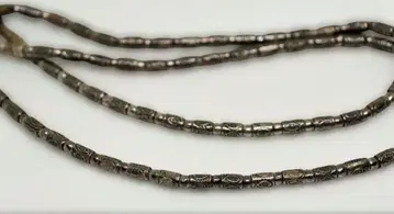 카렌 실버 비즈 목걸이 약 50cm 폭 3mm