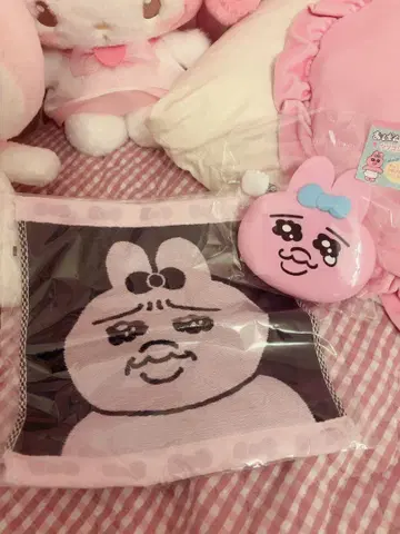 빤쮸토끼 손수건 실리콘 케이스 세트
