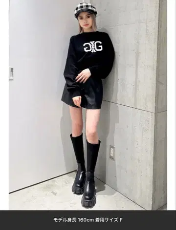 택 포함 새상품 GYDA 인조 가죽 팬츠 가죽 팬츠