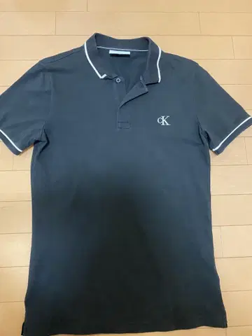CK 캘빈클라인 다크 그레이 피케 셔츠