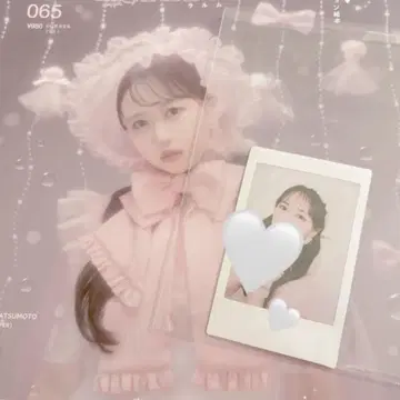 마츠모토 카렌 LARME 한정판 폴라로이드 양갈래 머리