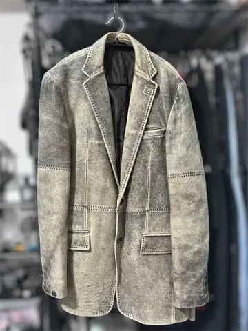 COMME CA COLLECTION 라무 가죽 자켓