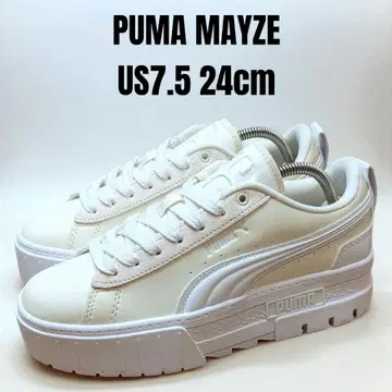 새상품급 2024 모델 PUMA MAYZE 푸마 메이즈 24cm 통굽