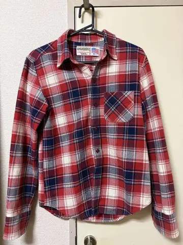 SCHOTT RANCHER 체크 무늬 긴팔 셔츠