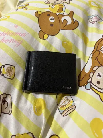 FURLA 블랙 접이식 지갑
