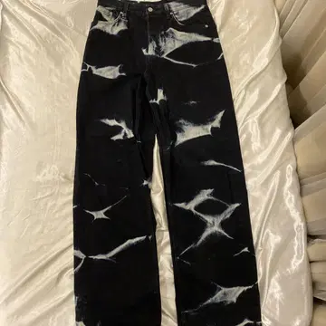 DRIES VAN NOTEN 29 23ss 블리치 데님 팬츠