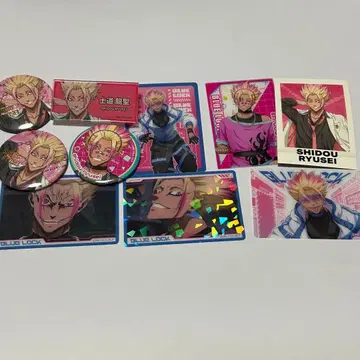 블루 록 시도 류세이 캔뱃지 카드 아크릴