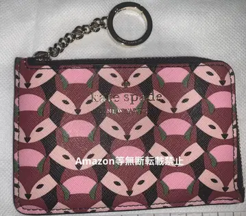 새상품 kate spade 케이트 스페이드 L 지퍼 카드 홀더 폭스
