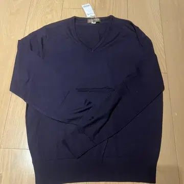 Maker's Shirt 카마쿠라 다크 네이비 긴팔 니트