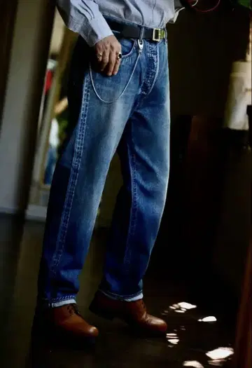 25ss A.PRESSE 아프레쎄 워싱 데님 팬츠 E