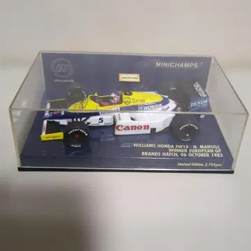Williams Honda FW10 N. Mansell 한정판 미니카