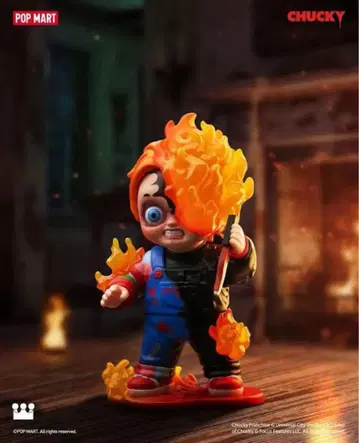 POP MART Flame Chucky 피규어