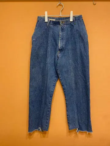 77CIRCA 데님 블루 하이웨스트 청바지